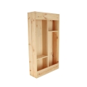 Móvel de parede com mesa dobrável em madeira porta-objectos Saldos