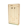 Móvel de parede com mesa dobrável em madeira porta-objectos Oferta