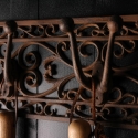 Suporte de parede em ferro fundido com 3 ganchos decorativos Saldos
