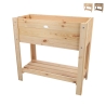 Floreira elevada em madeira natural 80,5x37,3x78,2 cm Promoção