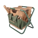 Banco dobrável com bolsa para ferramentas de jardinagem Estoque