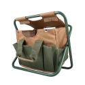 Banco dobrável com bolsa para ferramentas de jardinagem Descontos