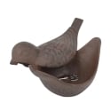 Conjunto de 3 passarinhos em ferro fundido porta-chaves estilo matrioska abríveis Oferta