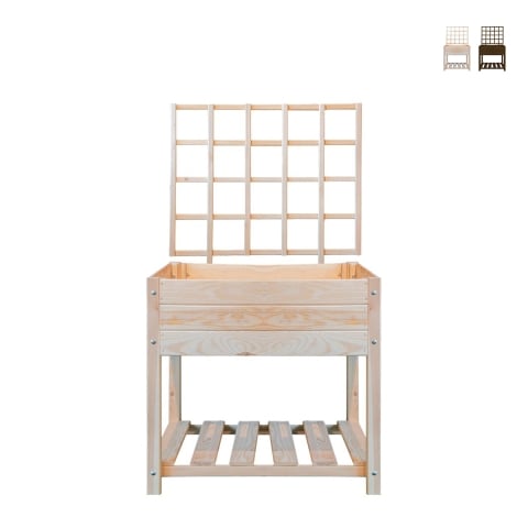 Suporte em madeira para plantas trepadeiras 78,2x3,8x84,9cm Promoção
