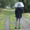 Guarda-chuva transparente em cúpula decorativo com papagaio Descontos