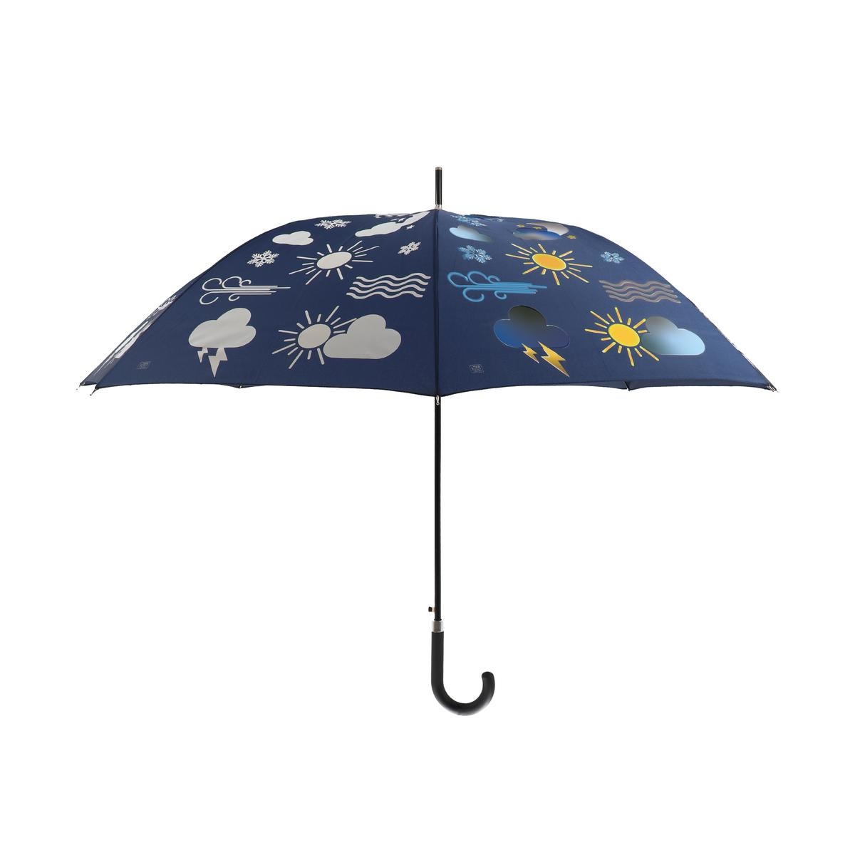 Guarda-chuva que muda de cor com a chuva Tempo