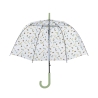 Guarda-chuva transparente com estampa de abelhas e flores Promoção