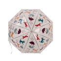 Guarda-chuva transparente com estampas de cães e gatos Venda