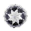 Guarda-chuva transparente com estampado de floresta e veados Oferta