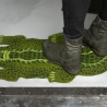 Tapete de entrada decorativo em forma de crocodilo Saldos