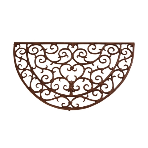 Capacho semicircular de entrada em estilo clássico elegante Promoção