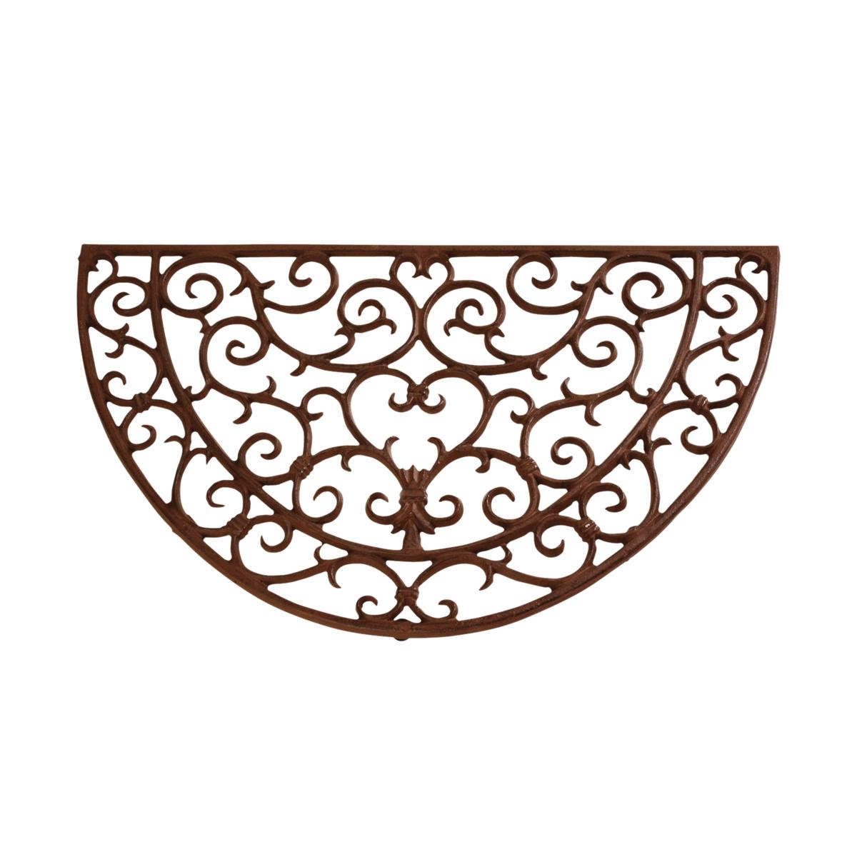 Capacho semicircular de entrada em estilo clássico elegante Promoção