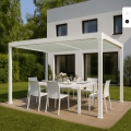 Pérgola de jardim bioclimática 3x4m em alumínio manual Trinidad Promoção