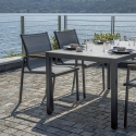 Conjunto de Exterior com Mesa de Vidro e 4 Cadeiras Tarquinia Modelo