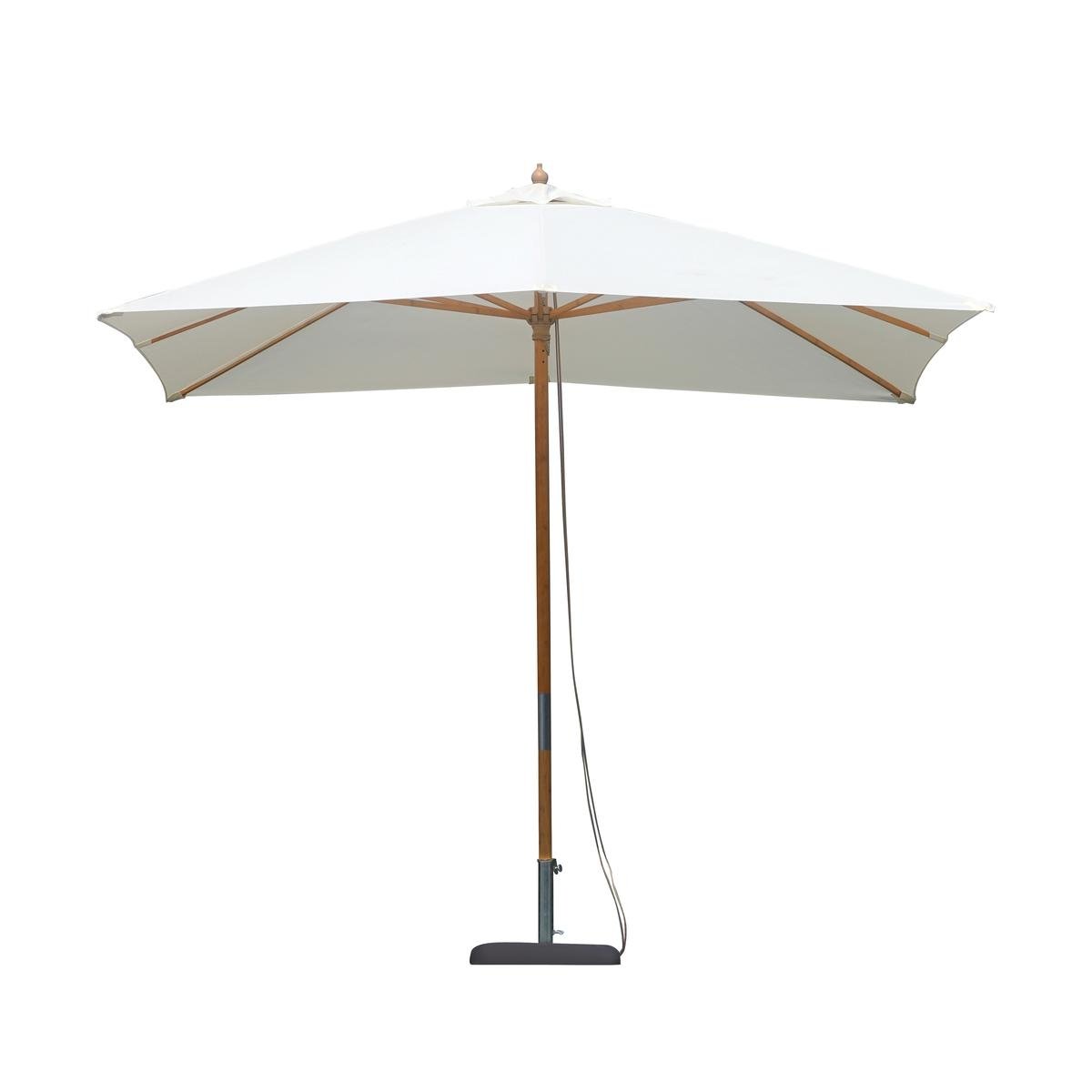 Guarda-sol de Jardim 3x3m com Poste Central em Bambu Antivento Khumat Promoção Guarda-sol de Jardim 3x3m com Poste Central em Bambu Antivento Khumat Promoção