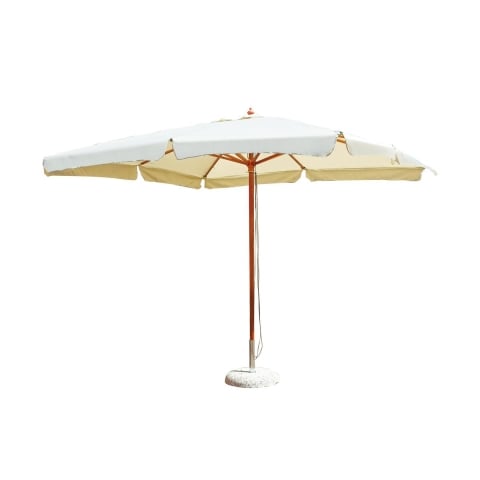 Guarda-sol de jardim em madeira 3x3m Yalena Promoção