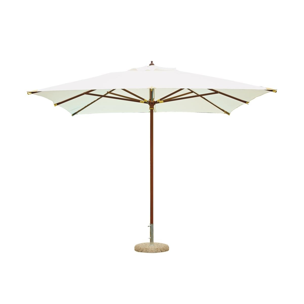 Guarda-sol em madeira e poliéster 3x4m de jardim Manora Promoção Guarda-sol em madeira e poliéster 3x4m de jardim Manora Promoção