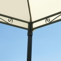 Pérgula de jardim em ferro 3x3 cor crema antracite Illinois Oferta