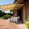 Pérgola de parede em ferro 3x4 m para exteriores Kansas Oferta