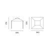 Gazebo de jardim em ferro 3x3m com mosquiteiros Oregon Descontos