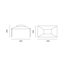Gazebo de ferro 3x2 para jardim Illinois Descontos
