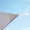 Toldo Veleiro Triangular para Exterior 3,6 x 3,6 x 3,6m Solar Promoção