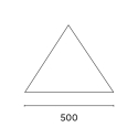 Toldo vela triangular para exteriores 5x5x5m Solar Venda
