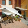 Toldo vela triangular para exteriores 5x5x5m Solar Promoção
