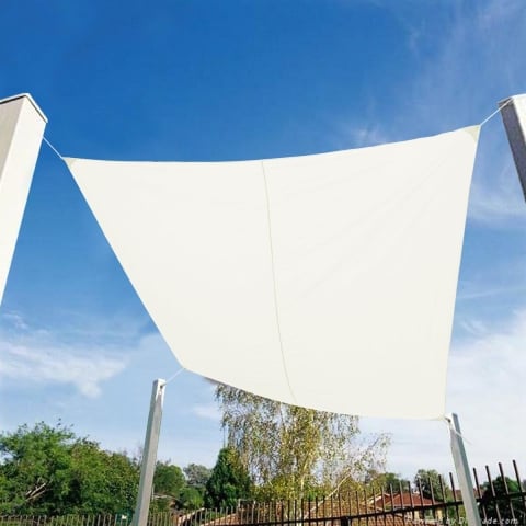 Tenda de vela quadrada para jardim exterior 3x3m Solar Promoção
