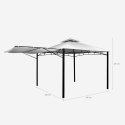 Pérgola para Jardim Praia Quintal Terraço Esplanada Café 33x33metros Estoque