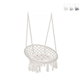 Cama de rede suspensa com almofada em algodão Luxory Round Promoção