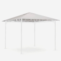Gazebo 3x3 metros em Aço à Prova de Vento para Jardim Style Escolha