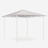 Gazebo 3x3 metros em Aço à Prova de Vento para Jardim Style Escolha