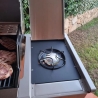 Grelhador a gás 4 queimadores em aço inoxidável Texas Escolha