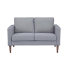 Sofá Moderno de 2 Lugares em Algodão 137x73x82 cm Ramsey Modelo