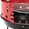 Grelhador a carvão portátil redondo Ø36cm Camping Descontos