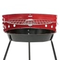 Grelhador a carvão portátil redondo Ø36cm Camping Saldos