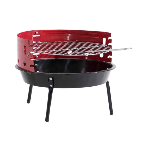 Grelhador a carvão portátil redondo Ø36cm Camping Promoção