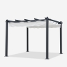 Gazebo Quadrado de Alumínio para Jardim Bar Hotel Restaurante 3x3metros Firenze Saldos