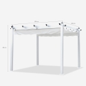 Gazebo Quadrado de Alumínio para Jardim Bar Hotel Restaurante 3x3metros Firenze Compra