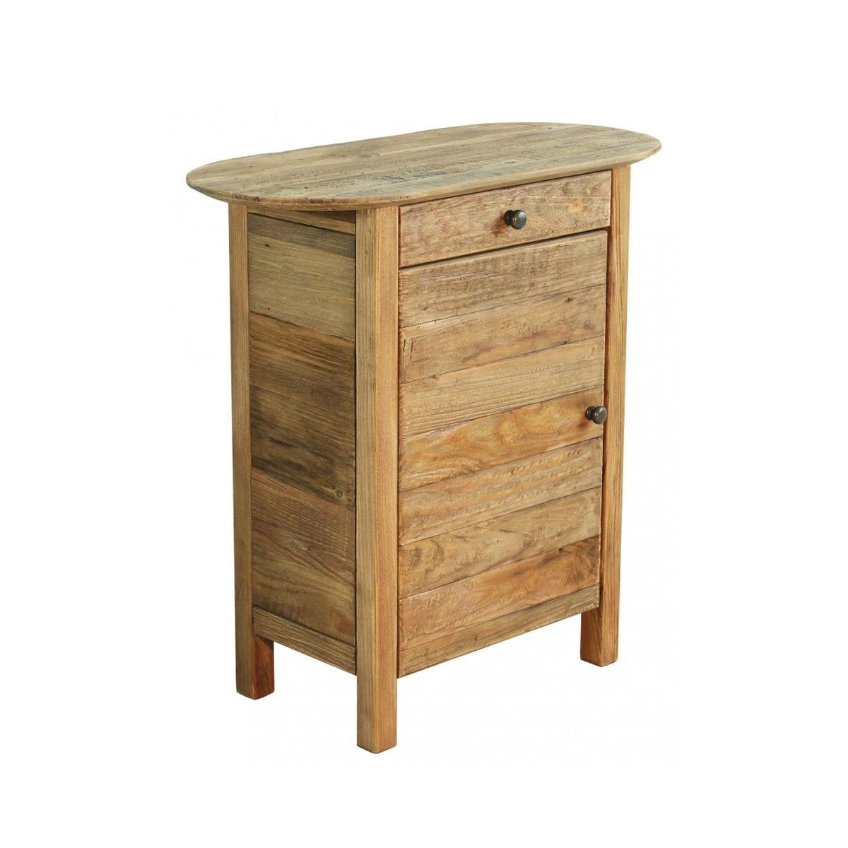 Mesa de cabeceira em madeira com porta e gaveta Farran Promoção Mesa de cabeceira em madeira com porta e gaveta Farran Promoção