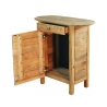 Mesa de cabeceira em madeira com porta e gaveta Farran Oferta