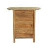 Mesa de cabeceira em madeira com porta e gaveta Farran Saldos