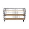 Estante móvel 3 prateleiras estilo industrial com rodas Abner Venda