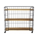 Estante com rodas estilo industrial Alban Venda