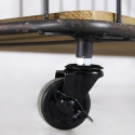 Estante com rodas estilo industrial Alban Descontos