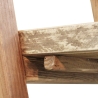 Estante de sala com 4 prateleiras em madeira de pinho Callie Catálogo