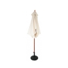 Guarda-sol de jardim redondo Ø2,5m com mastro central em madeira Fantasy Oferta