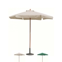 Guarda-sol de jardim redondo Ø2,5m com mastro central em madeira Fantasy Promoção