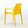 Cadeiras confortáveis Brilhantes Profissionais Empilháveis Externo e interno Cream  Saldos